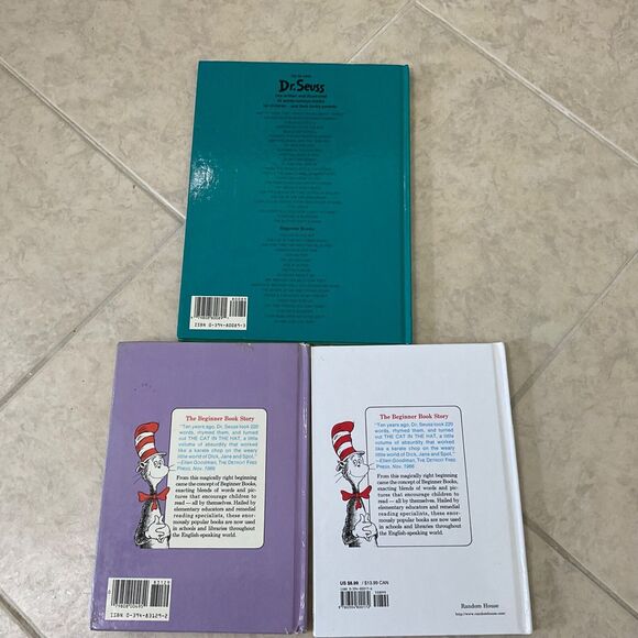 Dr. Seuss book lot of 3 Sneetches, Put Me in the Zoo & Oh the Thinks U can Think - Picture 2 of 11